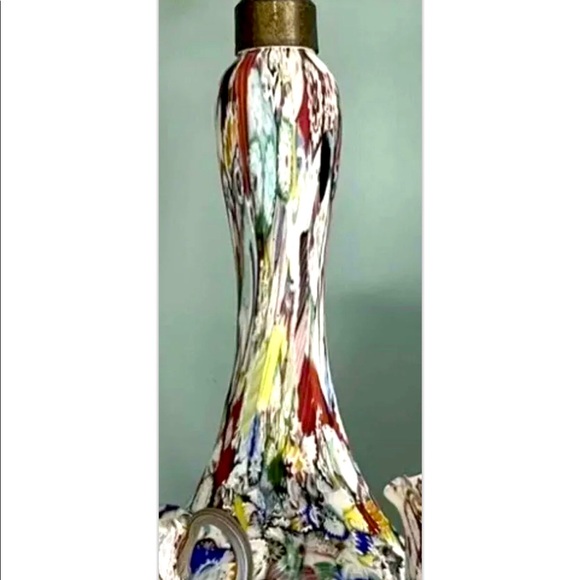 Murano Millefiori Lamp By Fratelli Toso RARE 19” Tall. - Picture 3 of 4
